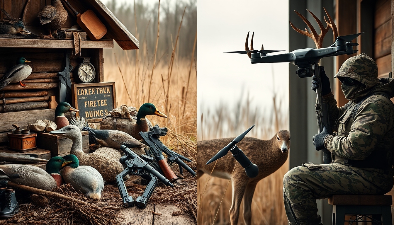 The Evolution of Hunting Gear: From Traditional to Tech-Driven Approaches in Waterfowl and Whitetail Deer Hunting